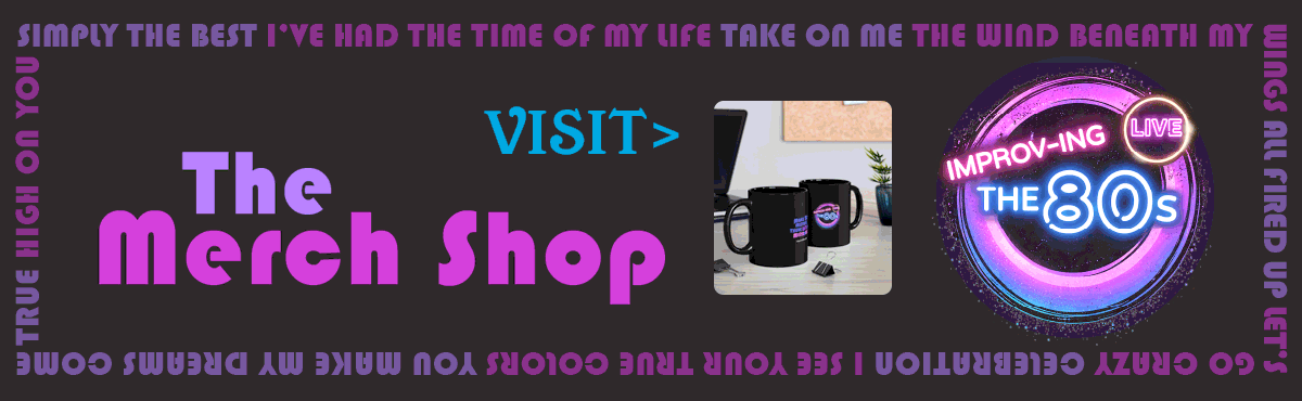 Check out our 80s Merch Shop